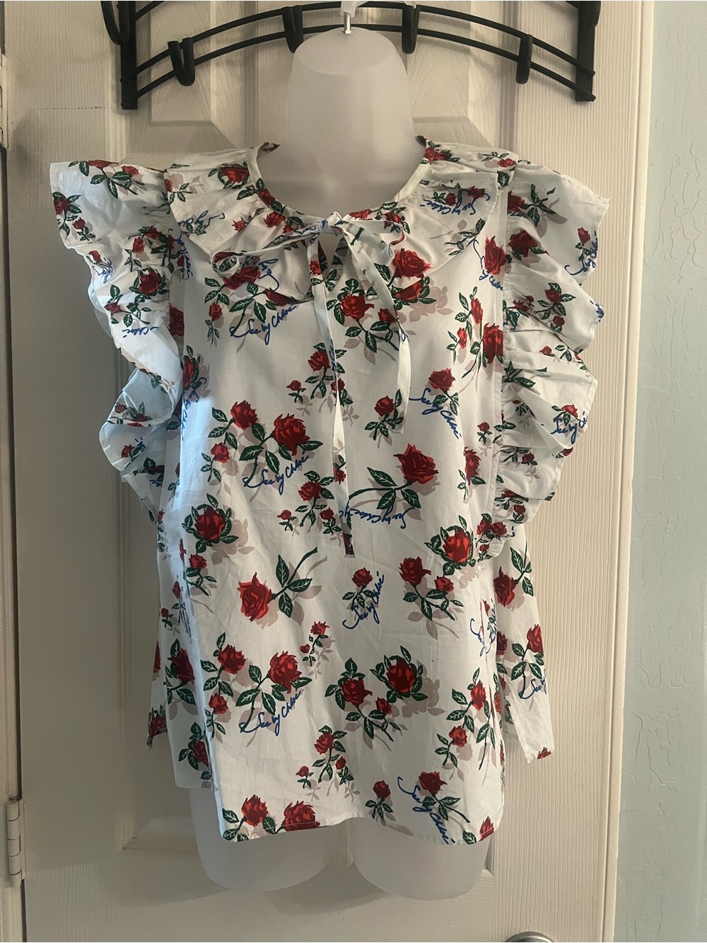 See by Chloe cotton floral top 40 US size 8